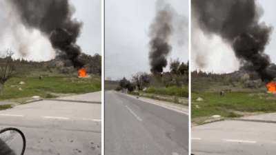 İzmir’in Karşıyaka ilçesi Örnekköy semtinde, bir otluk arazide bilinmeyen bir