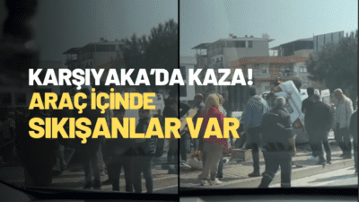 İzmir’in Karşıyaka ilçesi, Örnekköy Mahallesi Yeni Girne Caddesi’nde büyük bir
