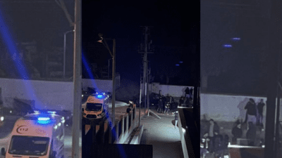 İzmir’in Konak ilçesinde, gece saatlerinde hız yapan bir sürücü korkunç