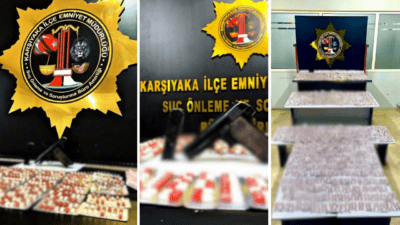 Karşıyaka İlçe Emniyet Müdürlüğü ekipleri, 22-27 Mart 2025 tarihleri arasında