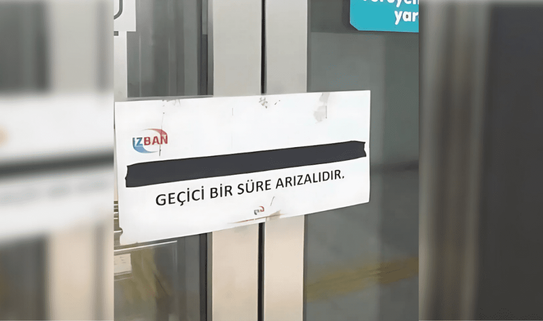 İzmir’in Karşıyaka ilçesi Mavişehir istasyonunda asansörün sürekli arızalı olduğu bildirildi.