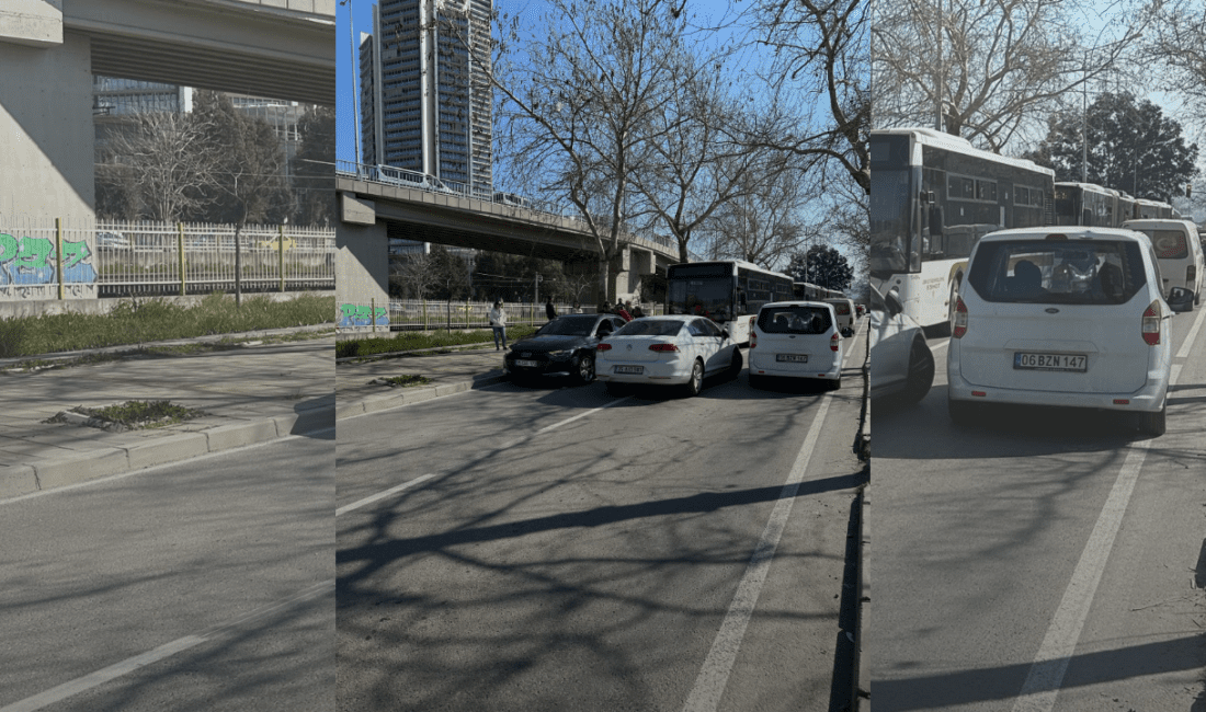 İzmir’in en işlek noktalarından biri olan Salhane İZBAN durağı civarında