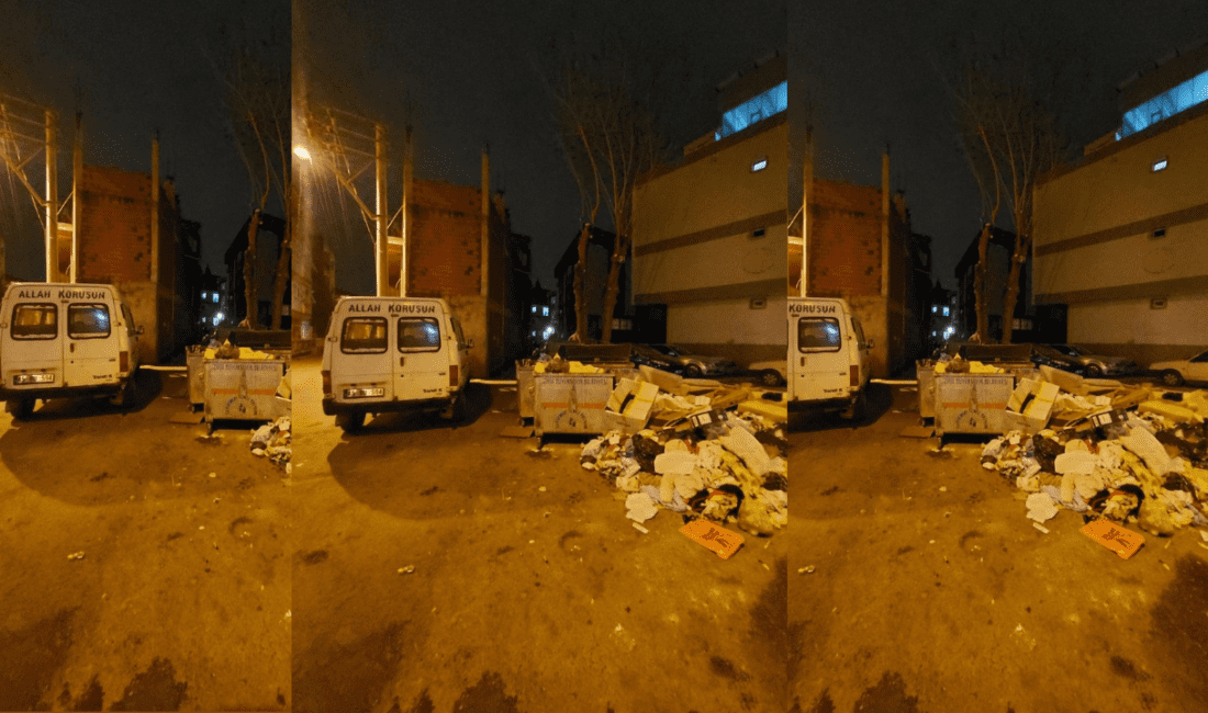 İzmir Karşıyaka’da toplanmayan çöpler hem çevreyi kirletiyor hem de insan