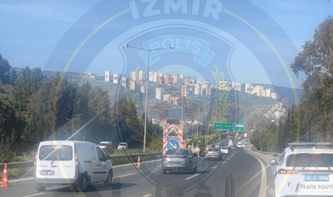 İzmir’de otoyol üzeri Gaziemir’den Limontepe yönüne ilerleyen sürücüler için önemli
