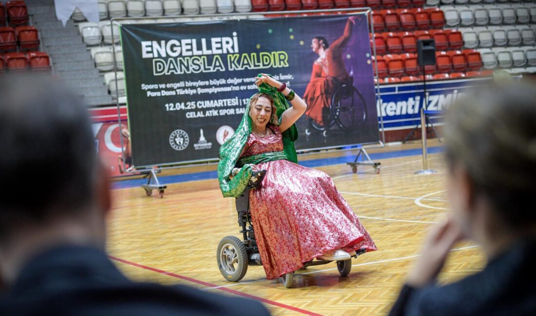 Para Dans Türkiye Şampiyonası, İzmir Büyükşehir Belediyesi’nin desteğiyle “Engelleri Dansla
