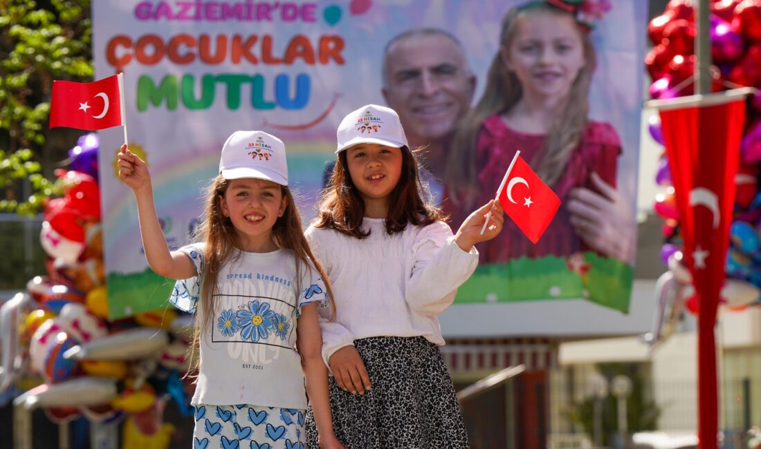 Gaziemir’i 23 Nisan coşkusu sardı Gaziemir Belediyesi’nin 23 Nisan Ulusal Egemenlik ve Çocuk Bayramı kutlamaları
