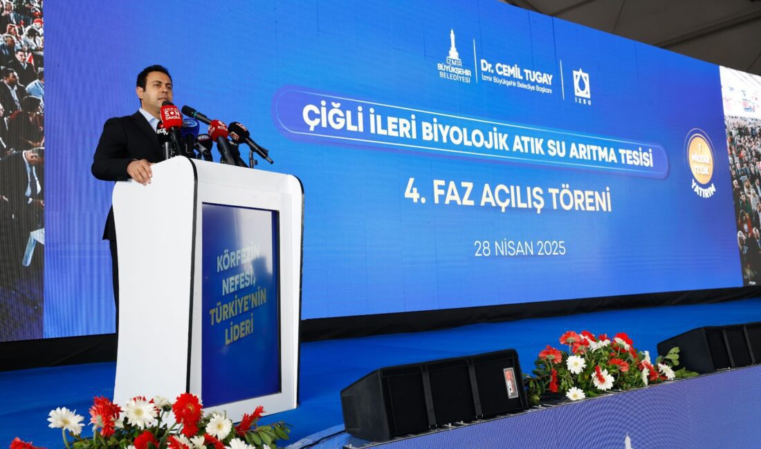 İzmir Büyükşehir Belediyesi şehrin en önemli çevre yatırımlarından birini tamamlayarak