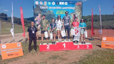 Bostanlıspor’un milli sporcusu, Türkiye Şampiyonası kademe yarışmalarının genel klasmanda ilk