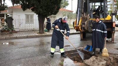 Çeşme, son 24 saatte metrekare başına düşen 46.2 kilogram yağışla