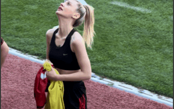 Çakallıklı Sporun Başkanı olan oyuncu ve model Nevide Çiçek Şampiyonluk