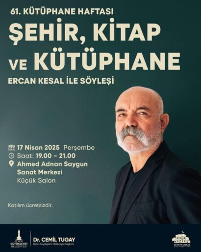 İzmir Büyükşehir Belediyesi, 61. Kütüphaneler Haftası kapsamında 7-18 Nisan tarihleri