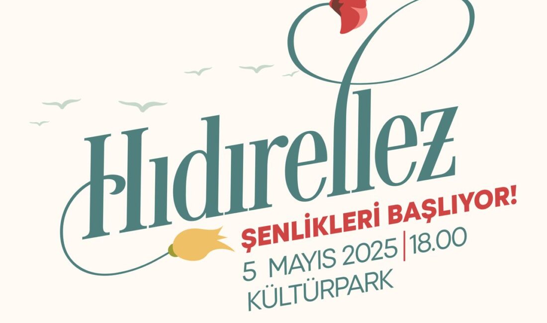 Baharın müjdecisi Hıdırellez, 5 Mayıs’ta Kültürpark’ta birbirinden güzel etkinliklerle kutlanacak.