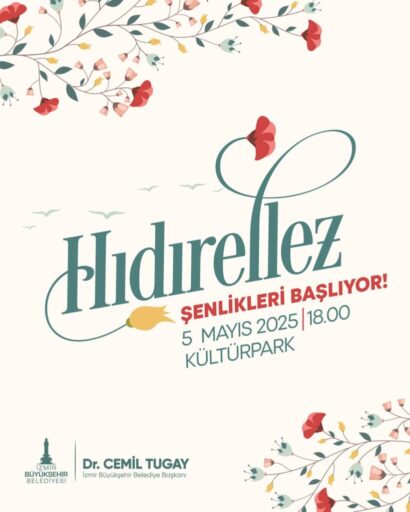 Baharın müjdecisi Hıdırellez, 5 Mayıs’ta Kültürpark’ta birbirinden güzel etkinliklerle kutlanacak.