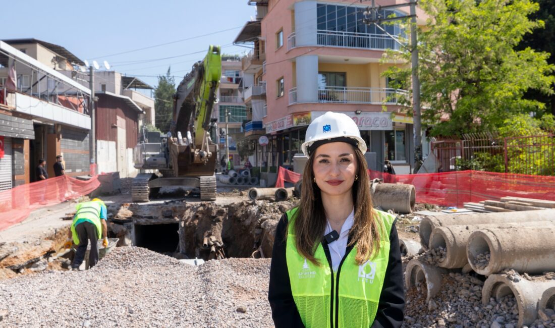İzmir Büyükşehir Belediyesi İZSU Genel Müdürlüğü, Bayraklı Tepekule Mahallesi’nin altyapısını