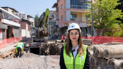 İzmir Büyükşehir Belediyesi İZSU Genel Müdürlüğü, Bayraklı Tepekule Mahallesi’nin altyapısını