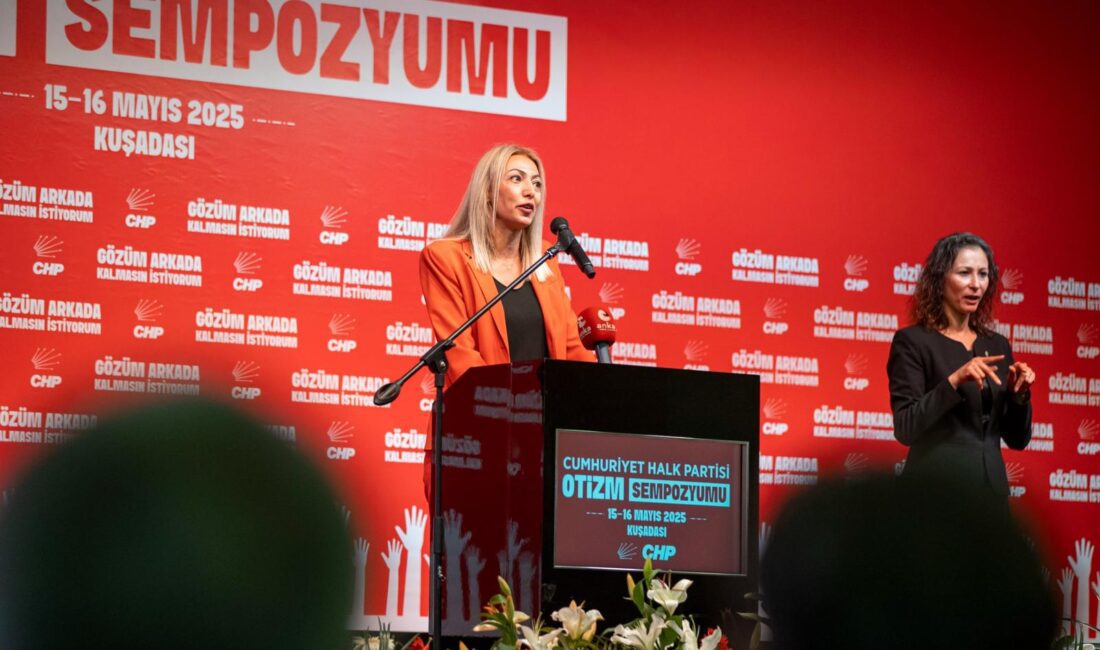 Kuşadası’nda düzenlenen Otizm Sempozyumu’nda konuşan Cumhuriyet Halk Partisi (CHP) Genel