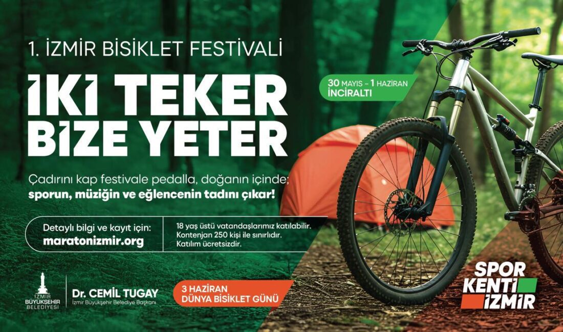 İzmir Büyükşehir Belediyesi, 3 Haziran Dünya Bisiklet Günü etkinlikleri kapsamında