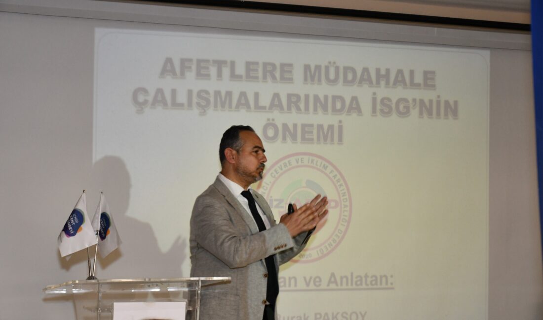 Afetlere müdahalede iş sağlığı ve güvenliği sorunları, İzmir’de uzmanlarca çok yönlü olarak konuşuldu. Afetlere müdahalede iş sağlığı ve güvenliği sorunları, her yönü ile