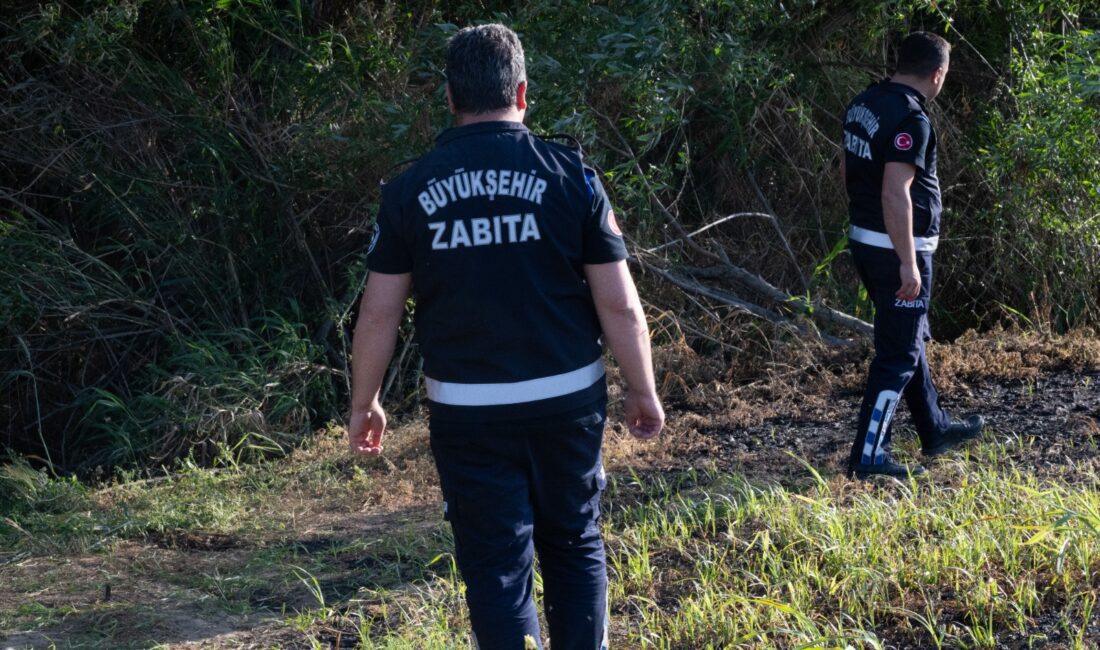 Manisa Büyükşehir Belediyesi İklim Zabıtası ekipleri, Ahmetli İlçesi’nde tarımsal alana
