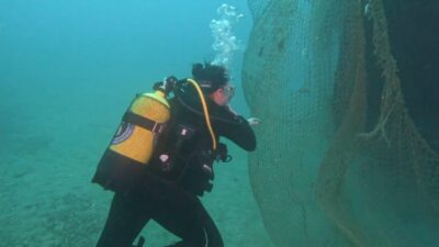İzmir İl Tarım ve Orman Müdürlüğü koordinasyonunda Sualtı Arama Kurtarma