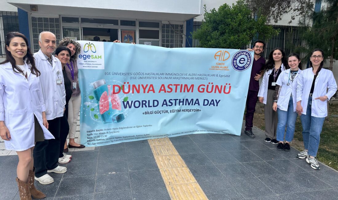 Ege Üniversitesi Solunum Araştırmaları Merkezi iş birliğinde Dünya Astım Günü