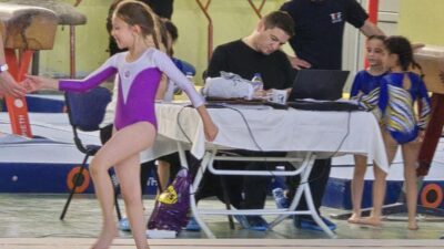 7 yaş grubu jimnastik müsabakalarında minik yıldızlarımız geleceğe hazırlanmak amacıyla