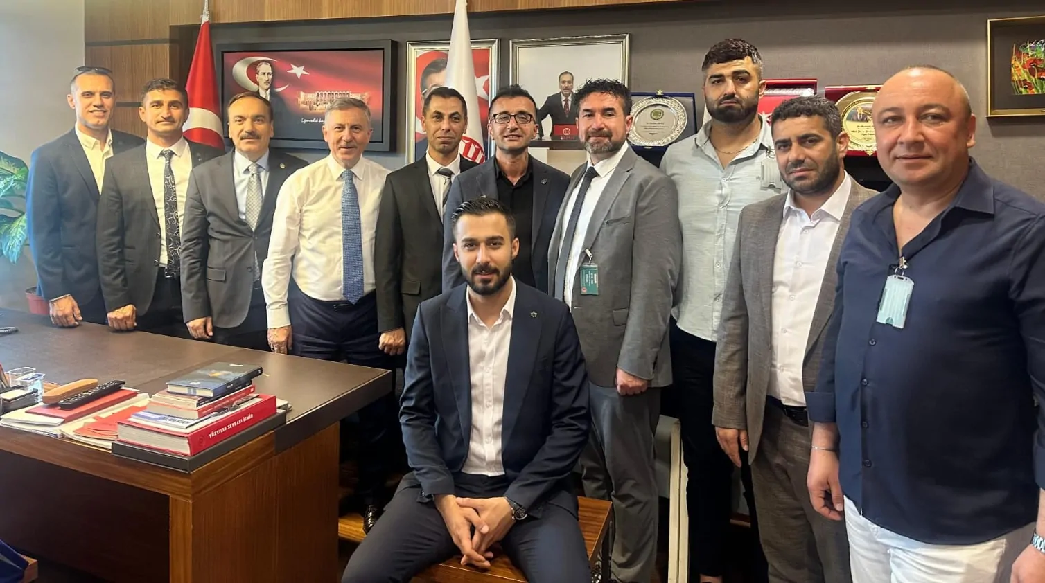 Gelecek Partisi İzmir İl Başkanı Yaşar Beyazgül liderliğindeki heyet, Ankara’da