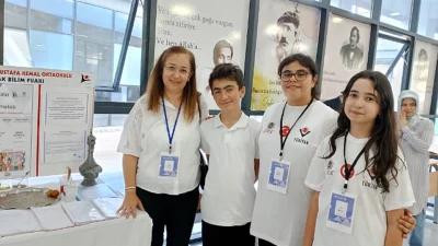 İzmir Menderes Görece Mustafa Kemal İlköğretim Okulu’nda düzenlenen TÜBİTAK projesi,