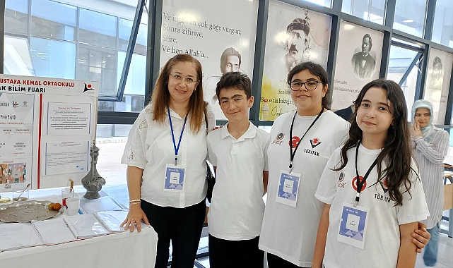 İzmir Menderes Görece Mustafa Kemal İlköğretim Okulu’nda düzenlenen TÜBİTAK projesi,