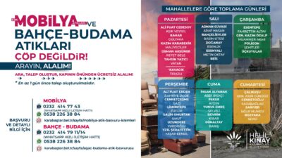 Karabağlar Belediyesi, çevre kirliliğini önlemek ve ilçeyi daha yaşanabilir hale