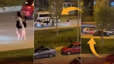 İstanbul’un Kartal ilçesinde, sahil yolunda kaydedildiği öne sürülen görüntüler kamuoyunda