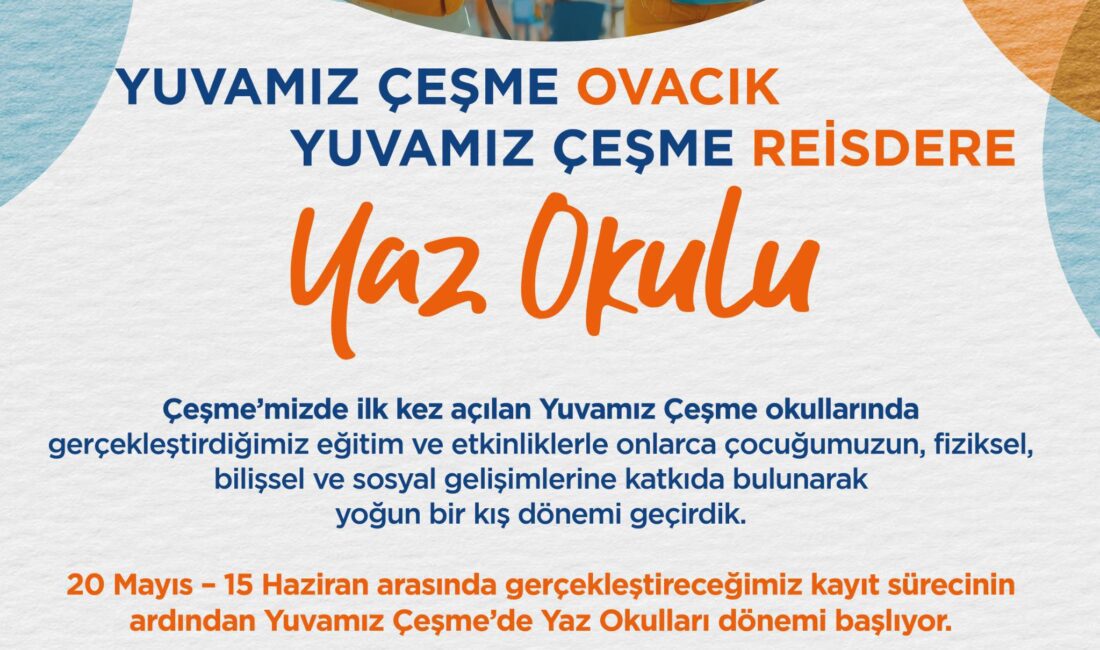 Çeşme Belediyesi tarafından bu yıl ilk kez hayata geçirilen Yuvamız
