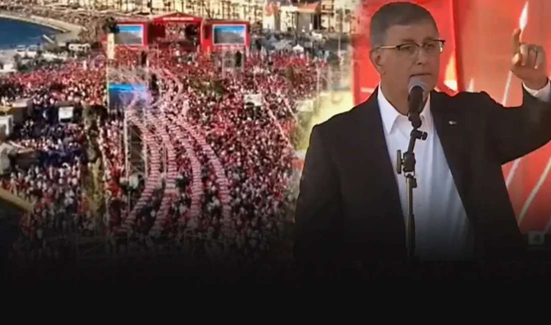 İzmir Büyükşehir Belediye Başkanı Cemil Tugay, Gündoğdu Meydanı'ndan partililere seslendi.