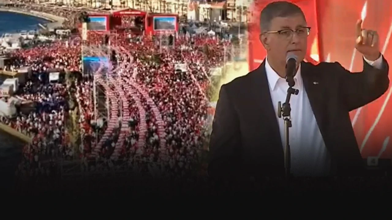 İzmir Büyükşehir Belediye Başkanı Cemil Tugay, Gündoğdu Meydanı'ndan partililere seslendi.