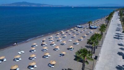 İzmir’in kuzeyinde yer alan ve yaz aylarında günübirlik tatilcilerin uğrak