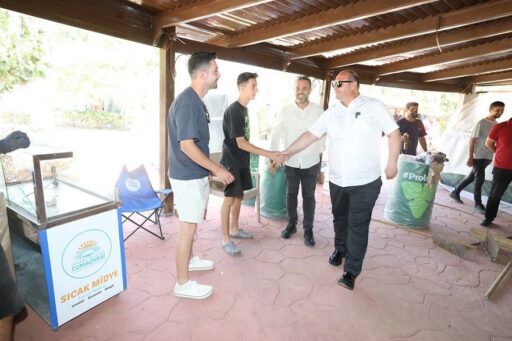 Başkan Çiçek Sahada