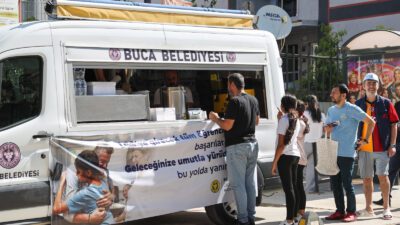 Buca Belediyesi, Liselere Geçiş Sistemi (LGS) sınavına giren öğrenciler ve