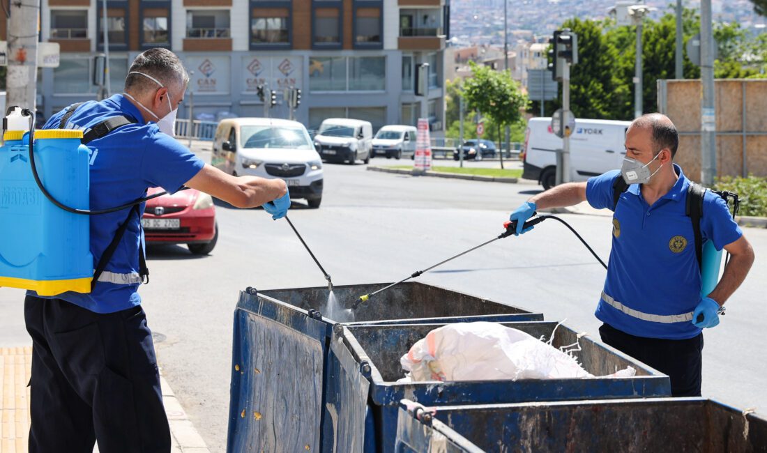 Buca Belediyesi,  havaların ısınması ile ilçe genelinde başlattığı ilaçlama çalışmalarını