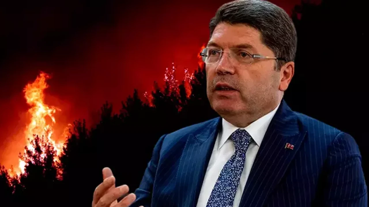 Adalet Bakanı Yılmaz Tunç, İzmir Buca’da çıkan orman yangınıyla ilgili