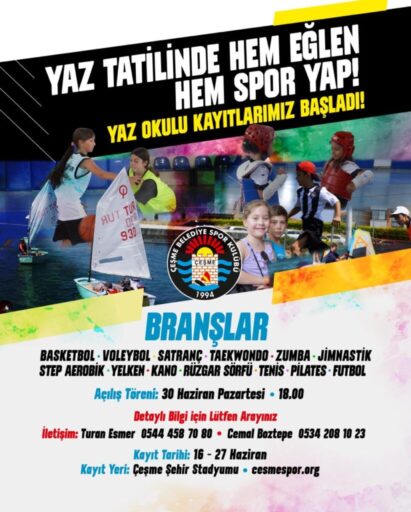 Başkan Denizli, “Yaz Spor Okulumuzla, çocuklarımızın hem fiziksel gelişimlerine katkı
