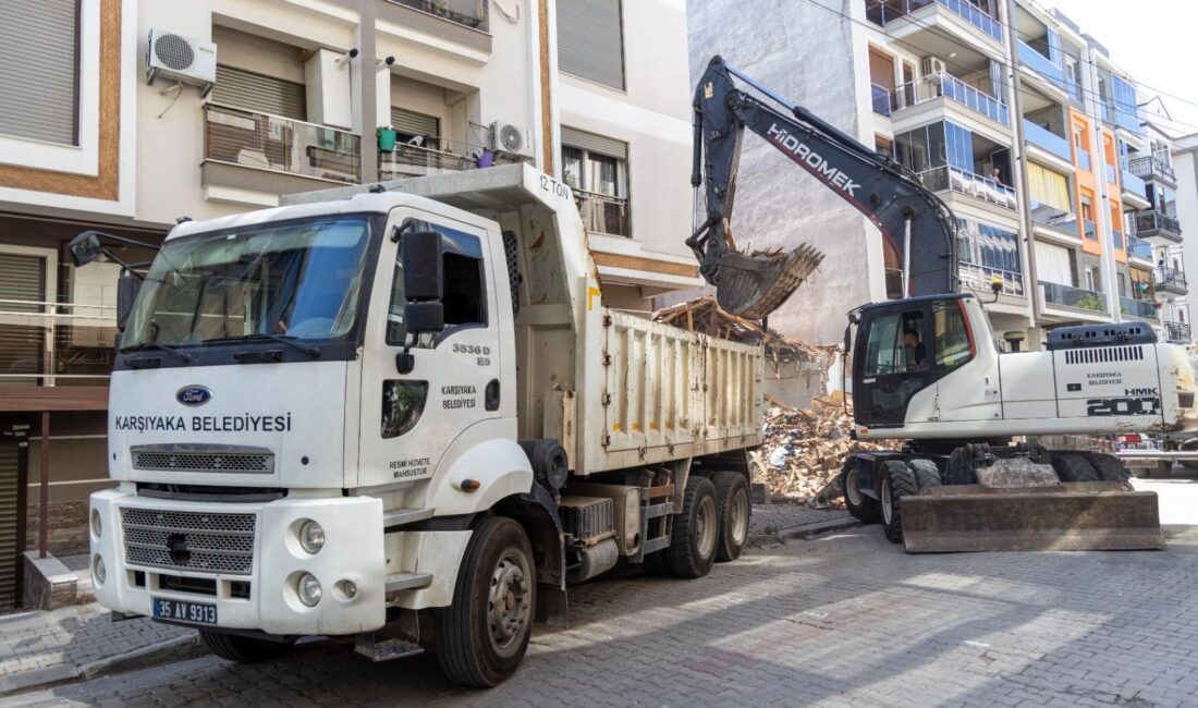 Karşıyaka Belediyesi, halkın can ve mal güvenliği için tehdit oluşturan