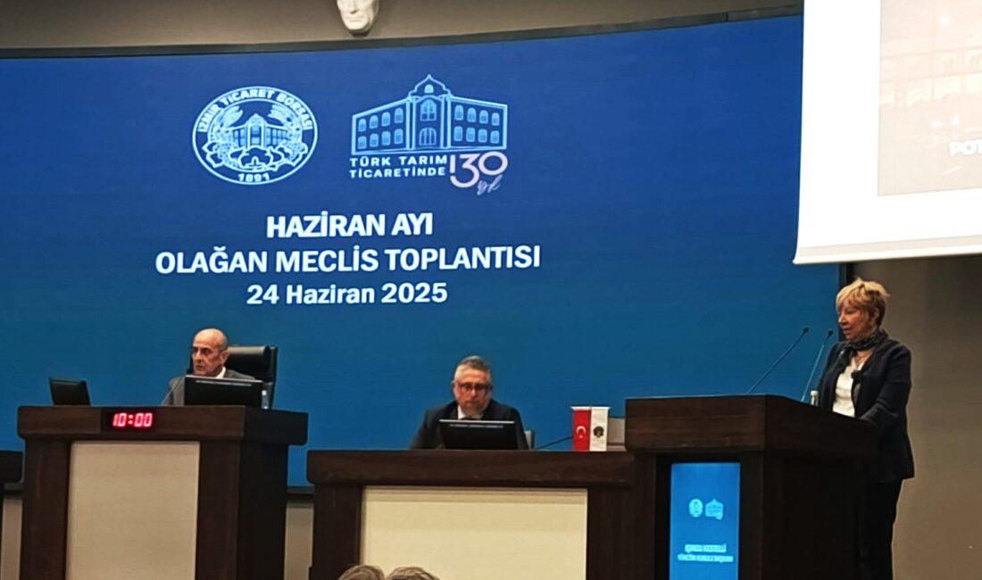 İzmir Ticaret Borsası’nda gündem zeytin yasası oldu. Başkan Işınsu Kestelli,