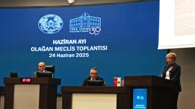 İzmir Ticaret Borsası’nda gündem zeytin yasası oldu. Başkan Işınsu Kestelli,