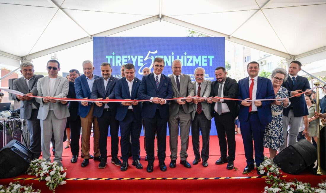 İzmir Büyükşehir Belediye Başkanı Dr. Cemil Tugay, Tire’de iki yeni