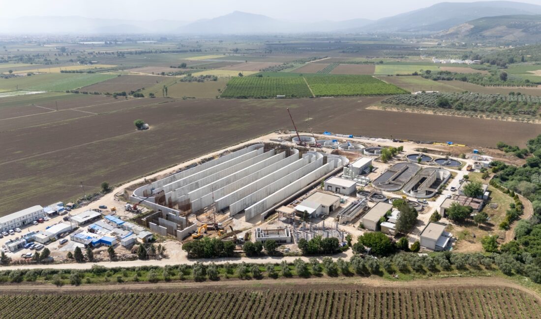 Torbalı Ayrancılar-Yazıbaşı Arıtma Tesisi’nde de hızla yürüyen kapasite artırma çalışmalarının