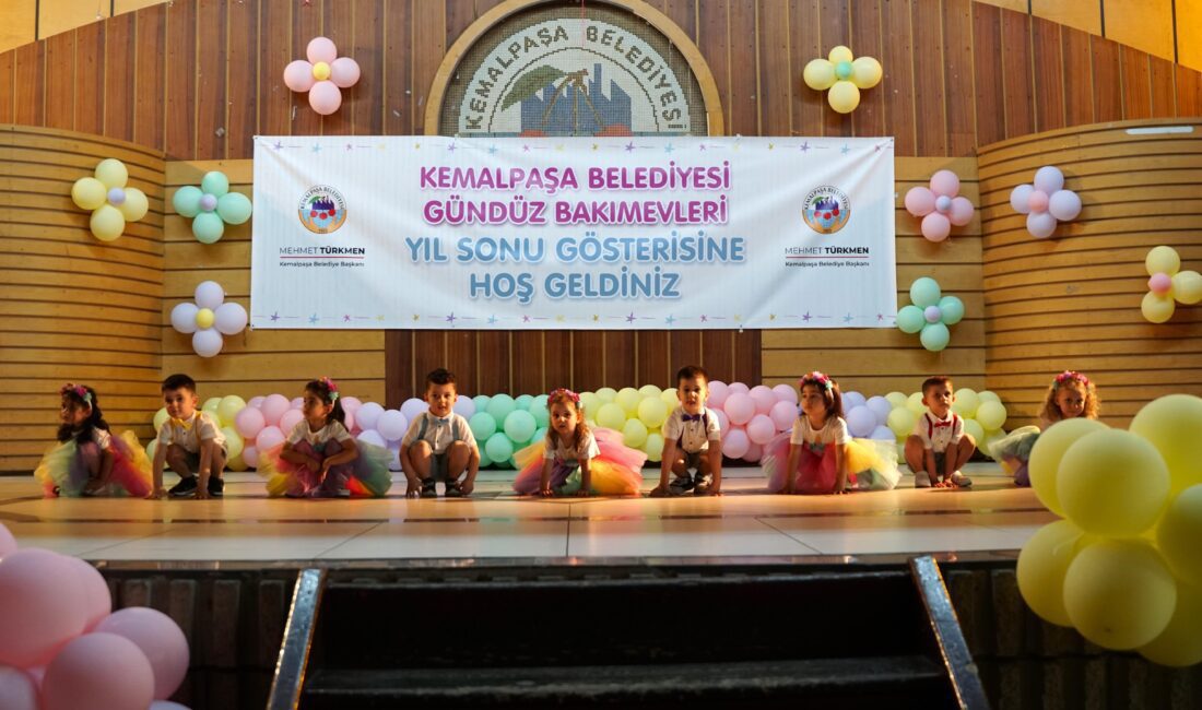 KEMALPAŞA BELEDİYESİ GÜNDÜZ BAKIMEVLERİNDE YIL SONU COŞKUSU Kemalpaşa Belediyesi'ne bağlı Gündüz Bakımevlerinde öğrenim gören minikler, yıl sonu