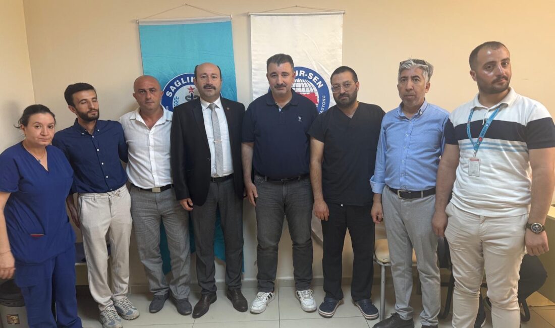 AK Parti Konak İlçe Başkanı Sait Başdaş ile Memur-Sen İl