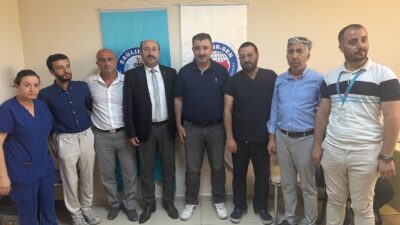 AK Parti Konak İlçe Başkanı Sait Başdaş ile Memur-Sen İl