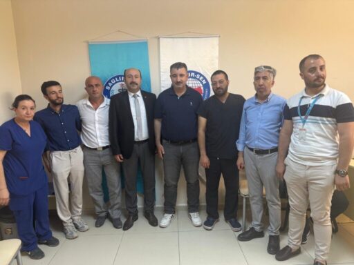 AK Parti Konak İlçe Başkanı Sait Başdaş ile Memur-Sen İl