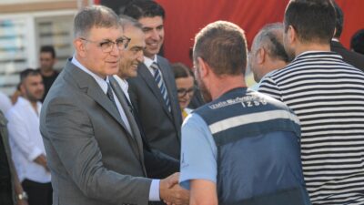 Dr. Cemil Tugay, Kurban Bayramı öncesi bayramlaşma ziyaretlerine İZSU Genel